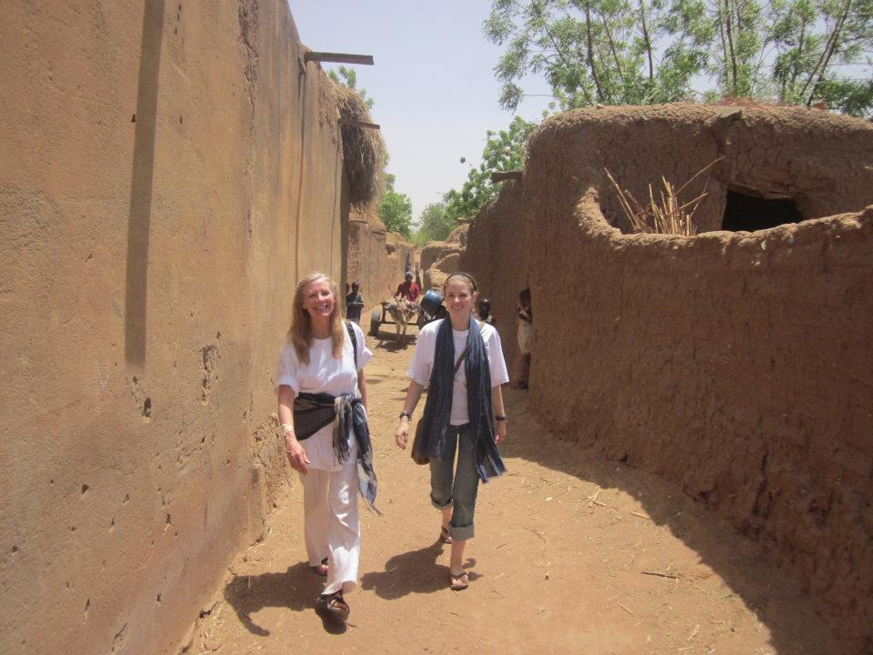 Nancy addison, nutritionist, and daughter, Amanda, who was in the Peace Corps in Mali, Africa.