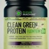 Non-GMO whole plant protein, Clean machine, weight lifting, vegan protein