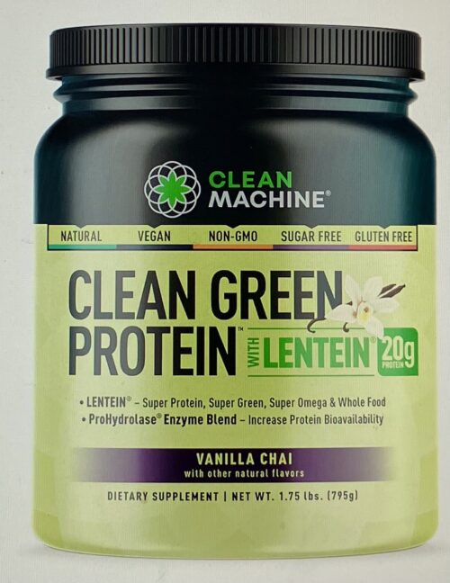 Non-GMO whole plant protein, Clean machine, weight lifting, vegan protein