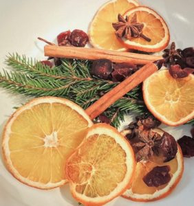 Christmas fir tree, spices, cinnamon, oranges, for simmering w star anise, recipe, Happy Holiday Wishes From My Family To Yours! nancy addison, organic healthy life