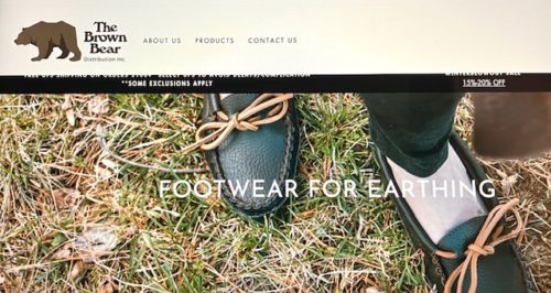 Brown Bear Earthing Footwear, link, organic healthy life, Nancy Addison