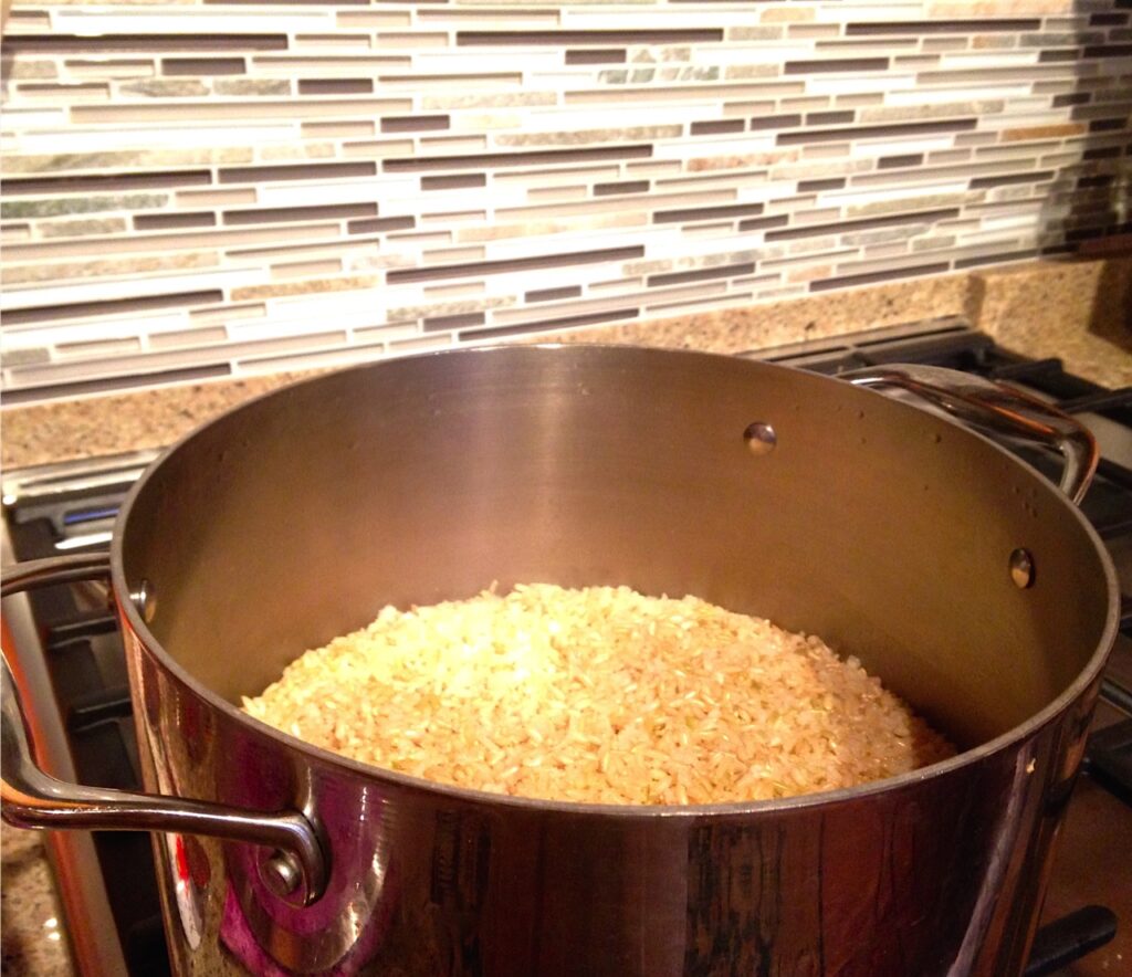 Whole-Grain, Sprouted, Cooked Rice Recipe, by Nancy Addison, organic healthy life