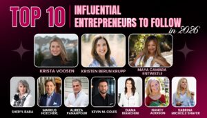 Top 10 Influential Entrepreneurs To Follow In 2026, MSN, With Nancy Addison, In The List!, organic healthy lifestyle